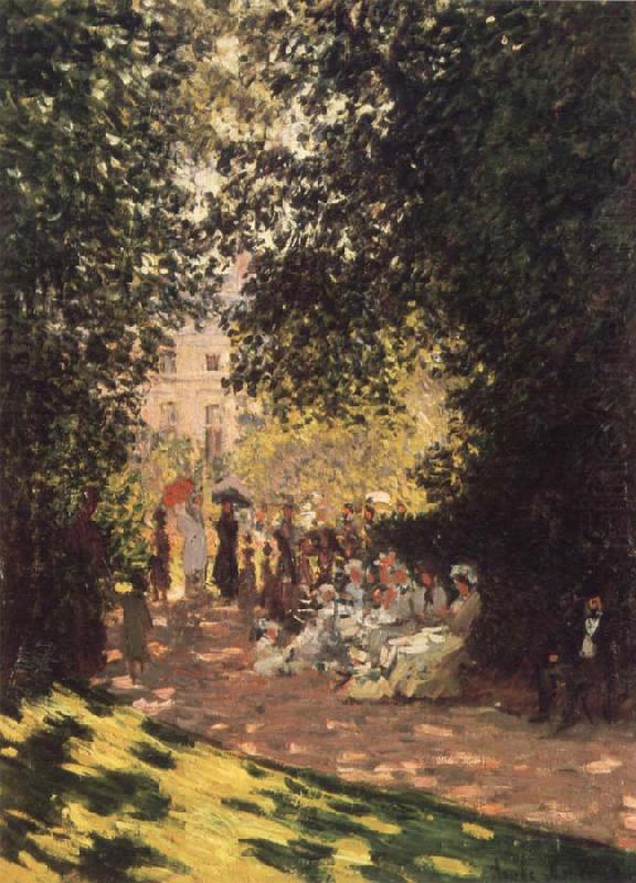 Le Parc Monceau, Claude Monet